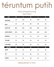 Load image into Gallery viewer, Krisan Draped Kurung (BESPOKE)