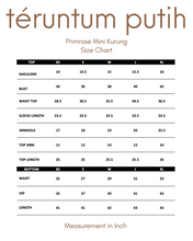 Load image into Gallery viewer, Primrose Mini Kurung (BESPOKE)