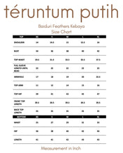 Load image into Gallery viewer, Baiduri Feathers Kebaya (Black)