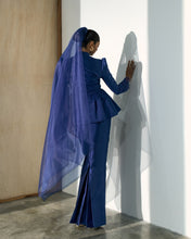 Load image into Gallery viewer, Cemara Peplum (Navy Blue)