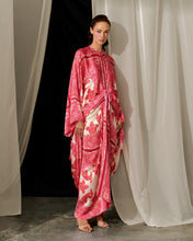 Load image into Gallery viewer, Sera Kaftan Kurung (Fuchsia Pink)