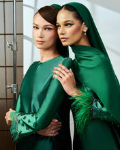Load image into Gallery viewer, Wisturia Kurung Moden (Emerald Green)