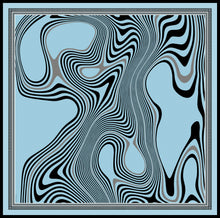 Load image into Gallery viewer, Safir Silk Scarf (Baby Blue)