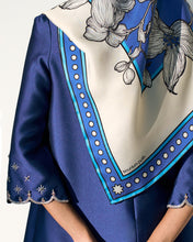 Load image into Gallery viewer, Nilam Silk Scarf (Classic Blue)