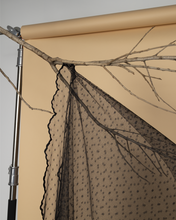 Load image into Gallery viewer, Polkadot Veil Sulam Biku (Black)