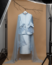 Load image into Gallery viewer, Dahlia Kurung Kedah (Baby Blue) (PREORDER)