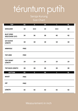 Load image into Gallery viewer, Seroja Kurung Kedah with Adjustable Pario Wrapping Skirt in Light Brown