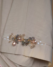 Load image into Gallery viewer, Seroja Kurung Kedah with Adjustable Pario Wrapping Skirt in Light Brown