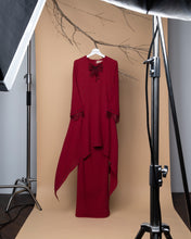 Load image into Gallery viewer, Kamelia Kurung Pahang in Ruby Maroon