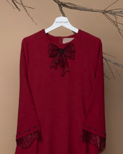 Load image into Gallery viewer, Kamelia Kurung Pahang in Ruby Maroon
