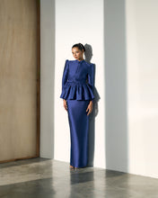 Load image into Gallery viewer, Cemara Peplum (Navy Blue)
