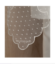 Load image into Gallery viewer, Selendang Organza Scallop Embroidery (PROMO PRICE: RM97)
