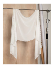 Load image into Gallery viewer, Selendang Chiffon Scallop Embroidery (PROMO PRICE: RM97)

