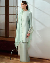 Load image into Gallery viewer, Amaris Kurung Moden (Pastel Sage Green)
