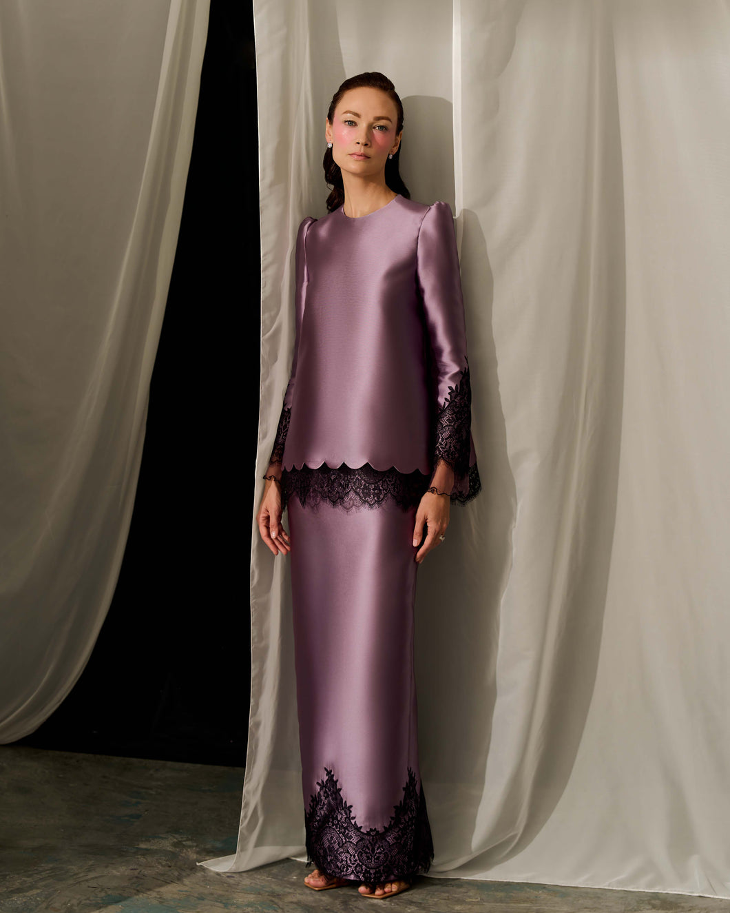 Cendera Kurung Kedah (Dusty Purple)