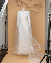 Load image into Gallery viewer, Custom Made Full Beaded French Lace Dress
