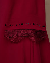 Load image into Gallery viewer, Kamelia Kurung Pahang in Ruby Maroon
